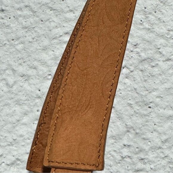 Jen Aprile Suede Hand Painted Heel Fashion Handbag Purse  Shoulder - Picture 7 of 9